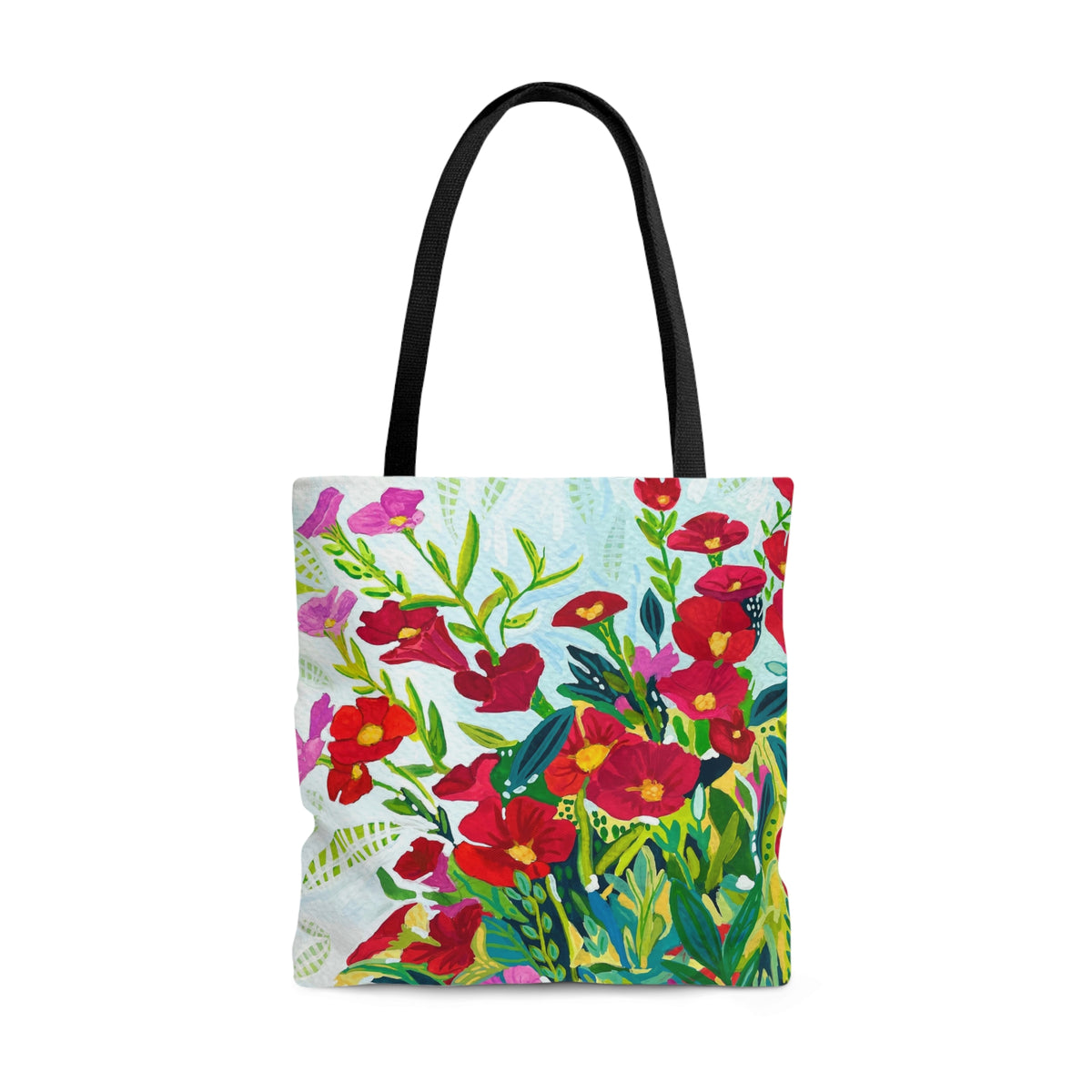 Tote - Summer Flowers Original Art Shopping Market Day Trippin Overnig