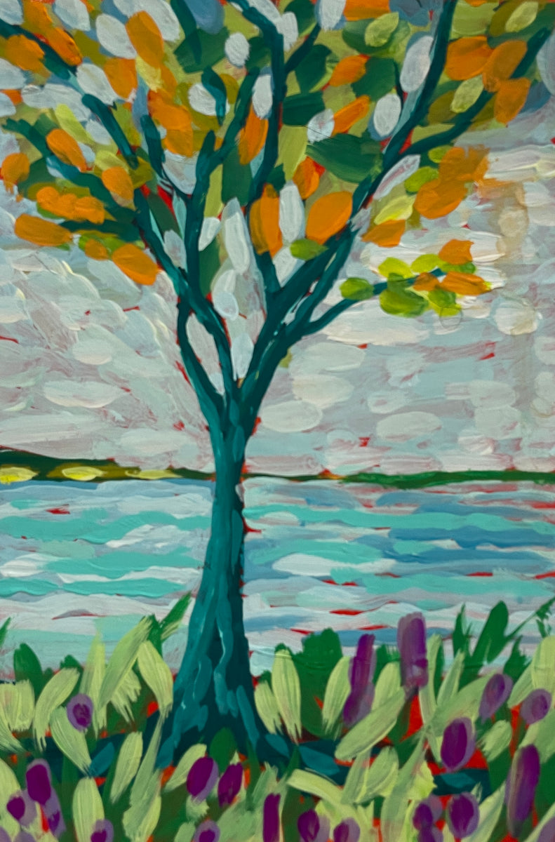 Mini Tree Painting Mississippi River Natchez Skysetter Mobiles