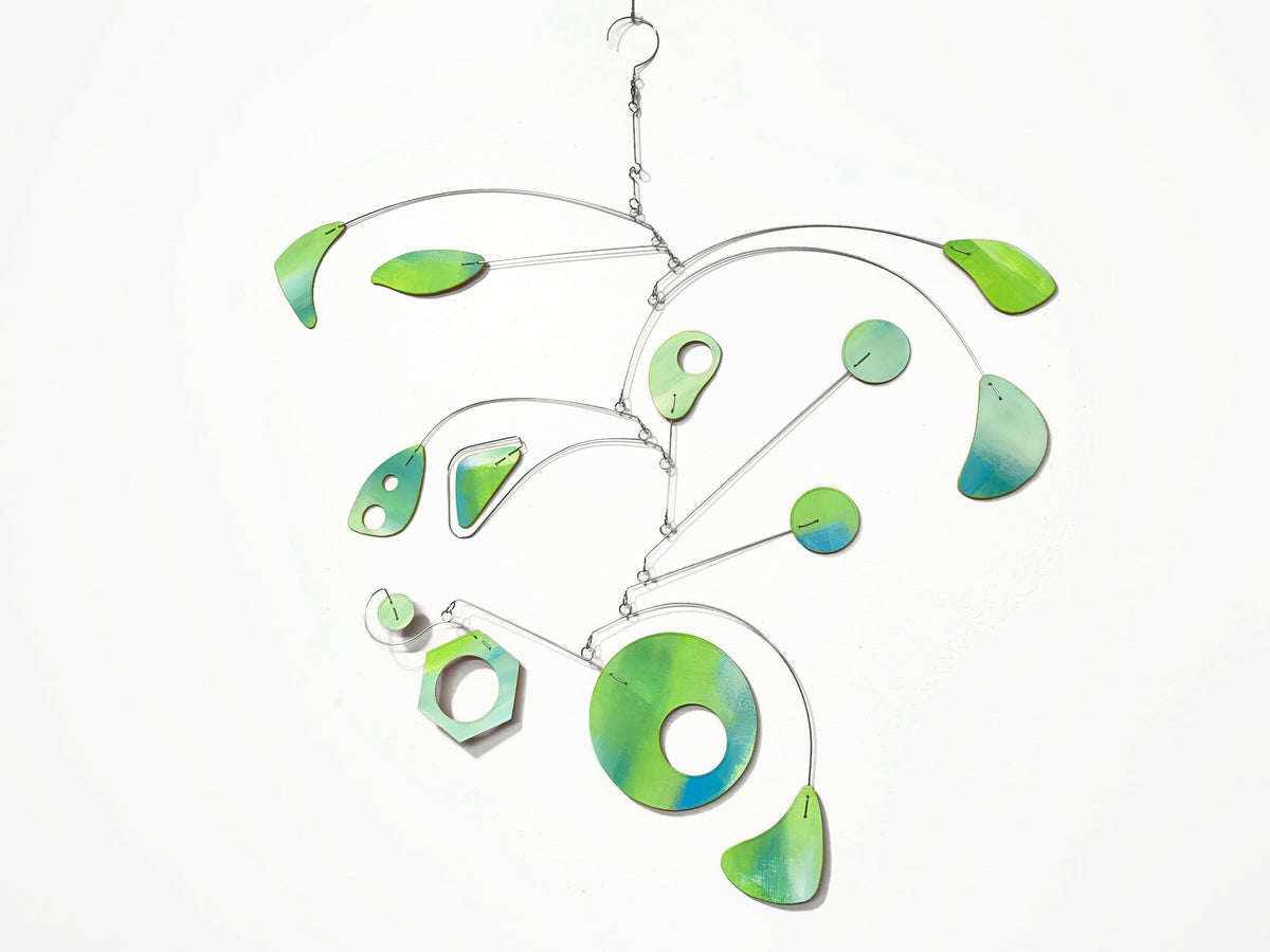 Modern Mobiles In Stock Sculpture Hand Painted Hand Cut Original