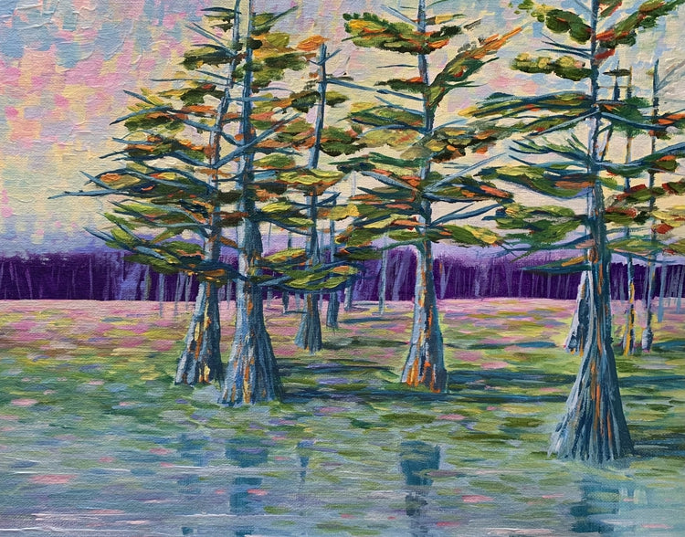 Cypress In The Swamp Skysetter Mobiles Mobile Artist