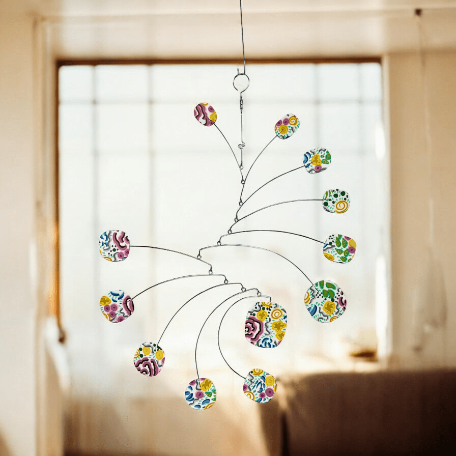 Kinetic Mobiles & Moving Paintings by USA Mobile Artist Carolyn