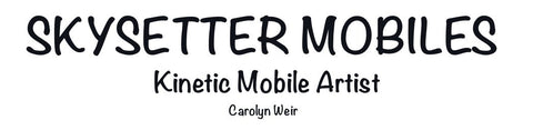 Handcrafted Kinetic Mobiles and Original Art by Artist Carolyn Weir – Made in the USA