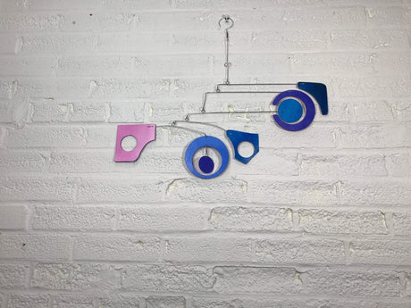 Mobile Art Large Hand Painted Pieces