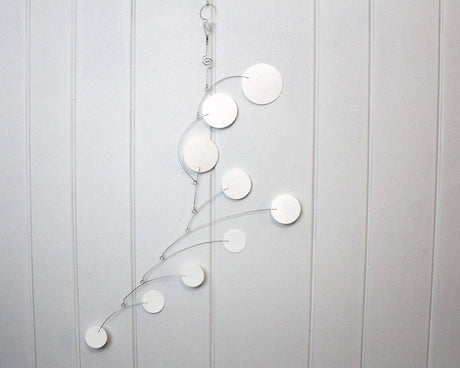 Mobile Art White Minimalist