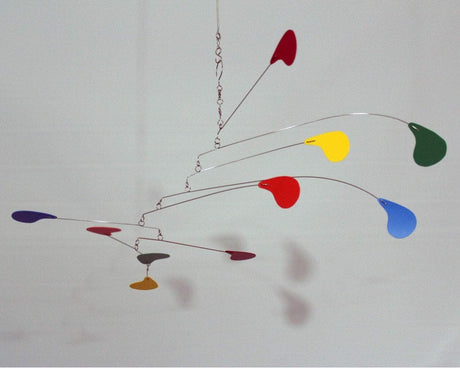 Kinetic Art Mobile Rainbow Baby